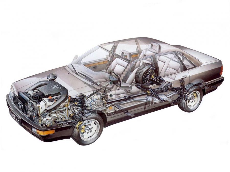  Audi V8 1988 года  (фото 9 из 23)
